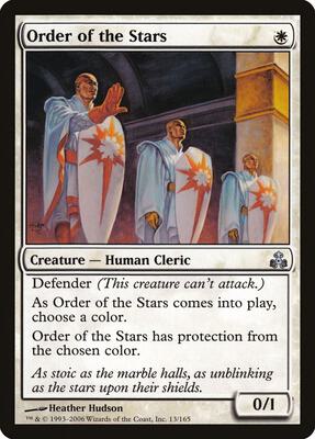 Order of the Stars card from Guildpact