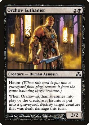 Orzhov Euthanist card from Guildpact