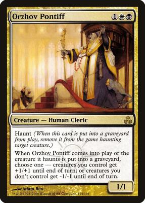 Orzhov Pontiff card from Guildpact
