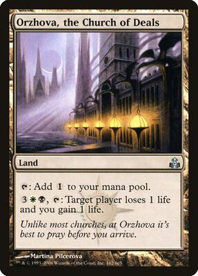 Orzhova, the Church of Deals card from Guildpact