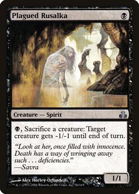 Plagued Rusalka card from Guildpact