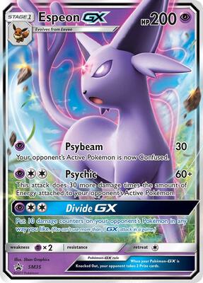 Espeon GX - SM35 card from SM Promos
