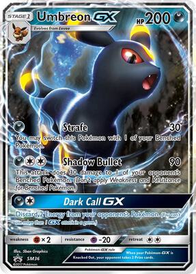 Umbreon GX - SM36 card from SM Promos