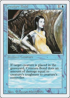 Creature Bond card from Revised Edition