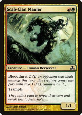 Scab-Clan Mauler card from Guildpact