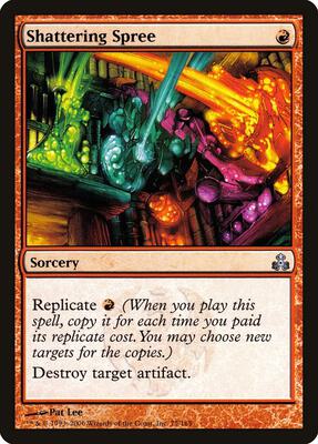 Shattering Spree card from Guildpact