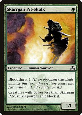 Skarrgan Pit-Skulk card from Guildpact