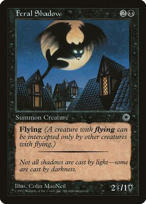 Feral Shadow (Reminder Text) card from Portal