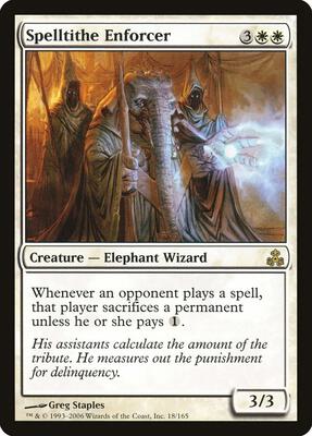 Spelltithe Enforcer card from Guildpact