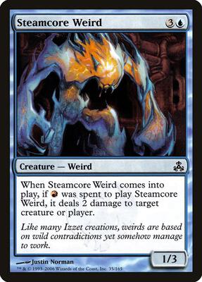 Steamcore Weird card from Guildpact