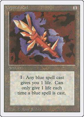 Crystal Rod card from Revised Edition