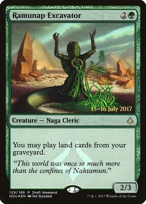 Ramunap Excavator (Draft Weekend) card from Launch Party & Release Event Promos