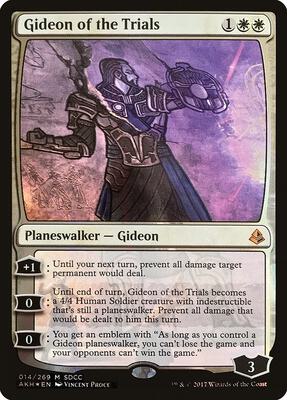 Gideon of the Trials (SDCC 2017 Exclusive) card from Media Promos