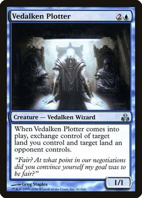 Vedalken Plotter card from Guildpact