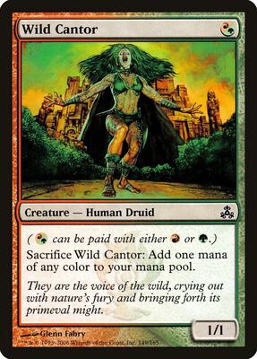 Wild Cantor card from Guildpact