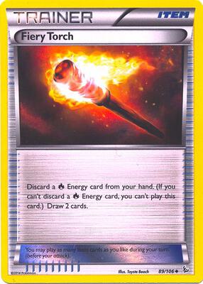 Fiery Torch - 89/106 (Sheen Holo) card from Miscellaneous Cards & Products