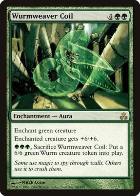 Wurmweaver Coil card from Guildpact