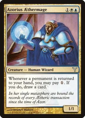 Azorius Aethermage card from Dissension