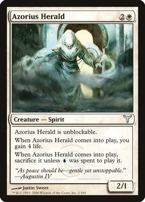 Azorius Herald card from Dissension