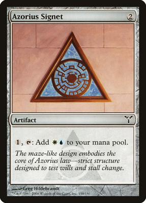Azorius Signet card from Dissension