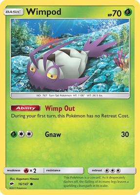 Wimpod card from SM - Burning Shadows