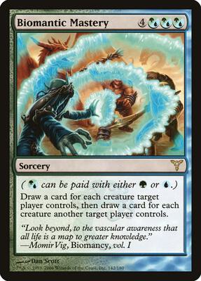 Biomantic Mastery card from Dissension