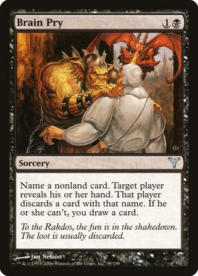 Brain Pry card from Dissension