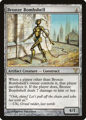 Bronze Bombshell card from Dissension