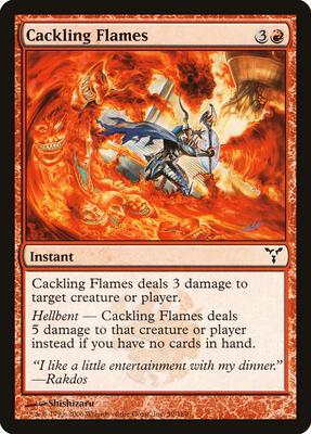 Cackling Flames card from Dissension