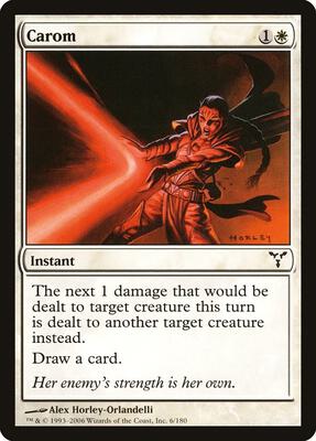 Carom card from Dissension
