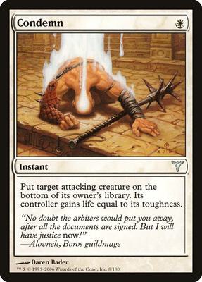 Condemn card from Dissension