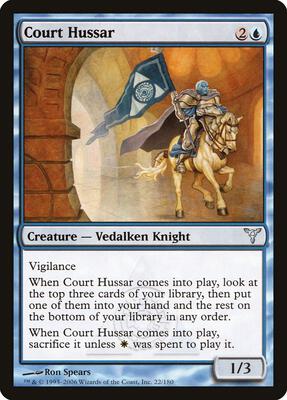 Court Hussar card from Dissension