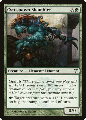 Cytospawn Shambler card from Dissension