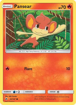 Pansear card from SM - Burning Shadows