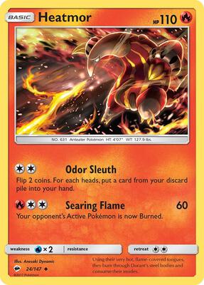 Heatmor card from SM - Burning Shadows