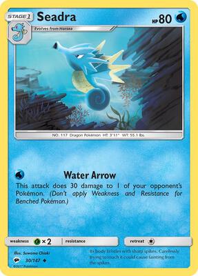 Seadra card from SM - Burning Shadows