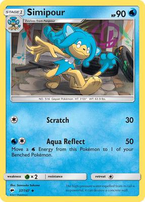Simipour card from SM - Burning Shadows