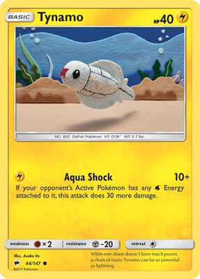 Tynamo card from SM - Burning Shadows