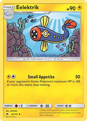 Eelektrik card from SM - Burning Shadows