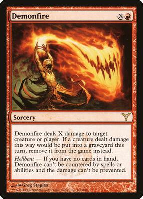 Demonfire card from Dissension