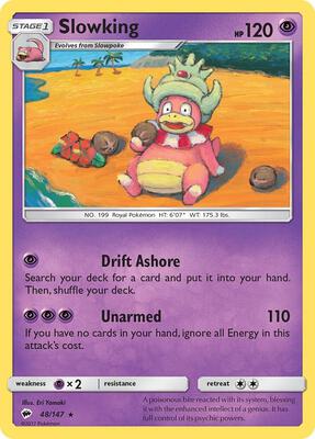 Slowking card from SM - Burning Shadows