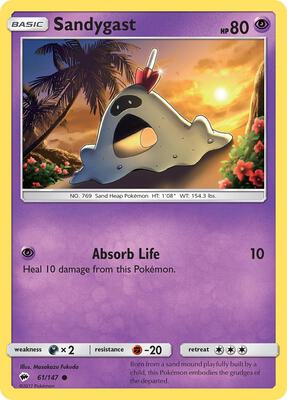 Sandygast card from SM - Burning Shadows