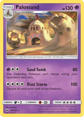 Palossand card from SM - Burning Shadows