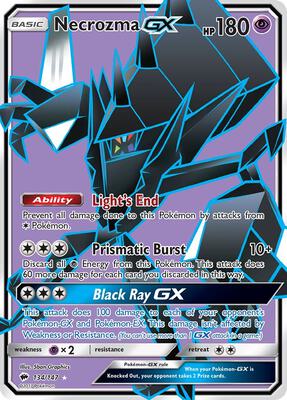 Necrozma GX (Full Art) card from SM - Burning Shadows