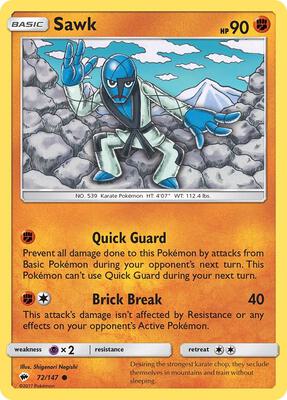 Sawk card from SM - Burning Shadows