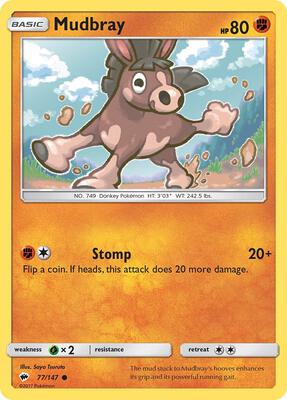 Mudbray card from SM - Burning Shadows