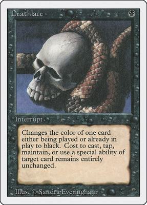 Deathlace card from Revised Edition