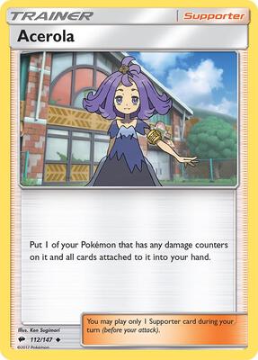 Acerola card from SM - Burning Shadows