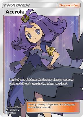 Acerola (Full Art) card from SM - Burning Shadows