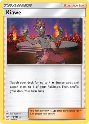 Kiawe card from SM - Burning Shadows